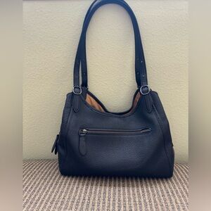 Coach black pebble leather excellent condition.